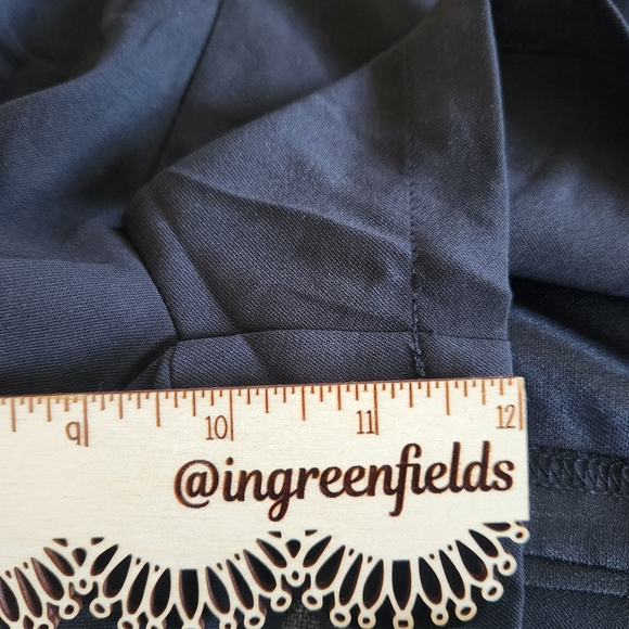 Romper - NWT dressy black short sleeve open back & zipper peplum shorts - Picture 6 of 17